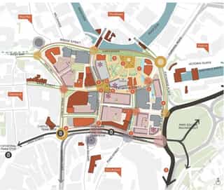 Masterplan of a key site in Sheffield