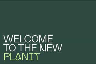 A graphic saying 'Welcome to the new Planit'