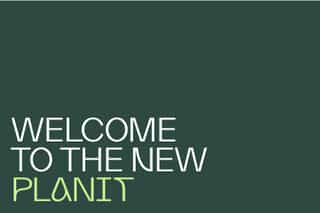 A graphic saying 'Welcome to the new Planit'